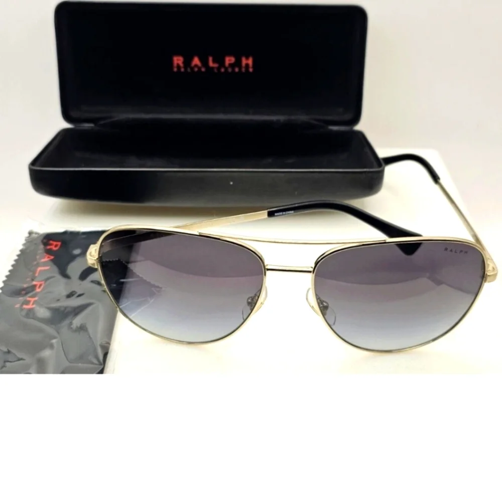 NWT Unisex Ralph Lauren RA4139 9116/8G Aviator Sunglasses